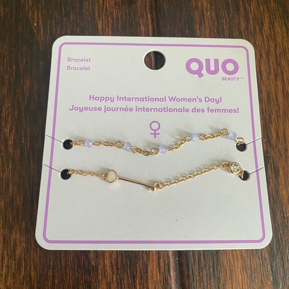 Free with purchase over $10 - International Women’s Day Bracelet Set